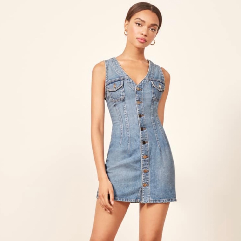 Reformation denim dress - Colby Dress